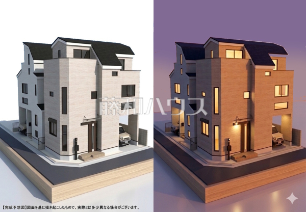 完成予想図（外観）　【杉並区梅里１丁目】