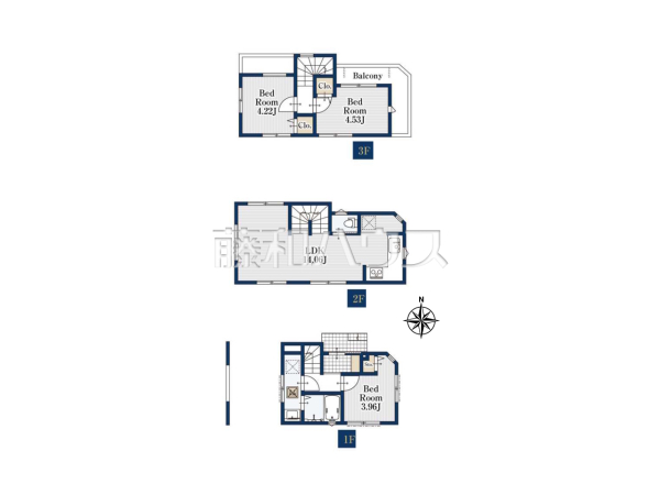間取図　【杉並区梅里１丁目】