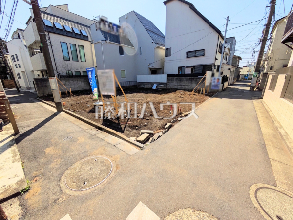 接道状況および現場風景　【杉並区梅里１丁目】