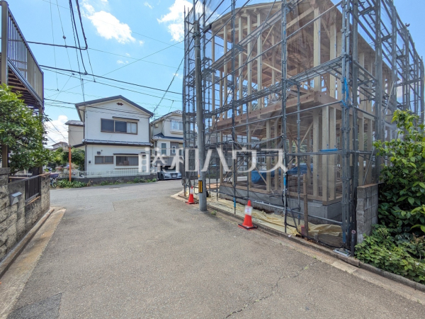 接道状況および現場風景　【立川市栄町５丁目】