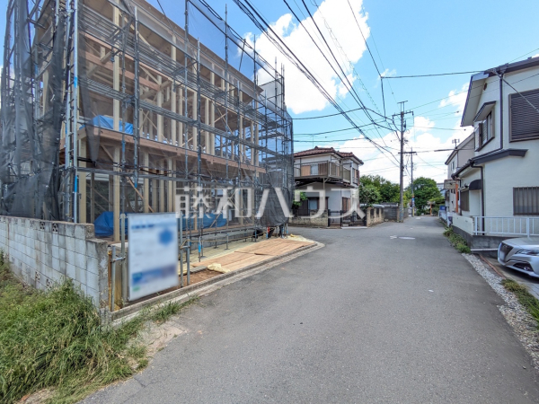 接道状況および現場風景　【立川市栄町５丁目】