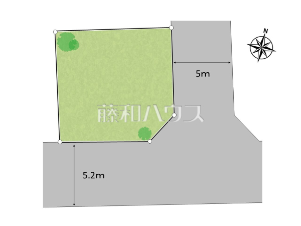 全体区画図　【立川市栄町５丁目】