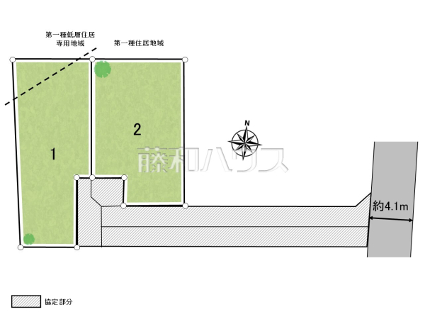 全体区画図 【所沢市大字下安松】 全体区画図 【所沢市大字下安松】