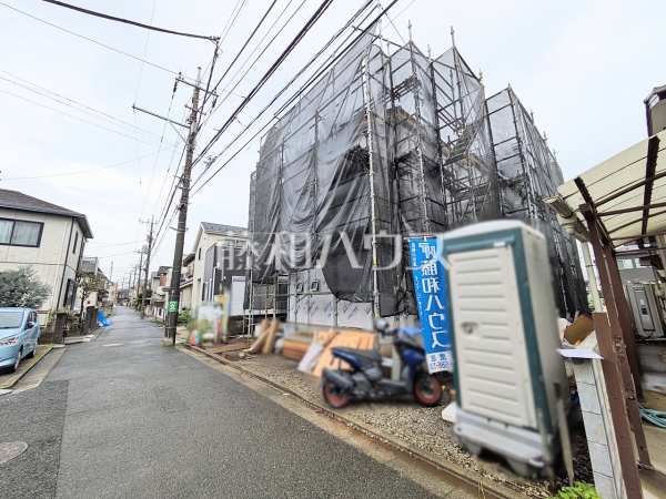 接道状況および現場風景　【練馬区西大泉３丁目】