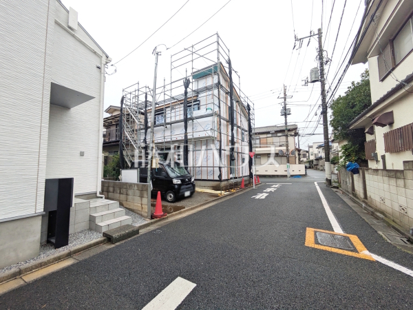 接道状況および現場風景　【練馬区西大泉２丁目】