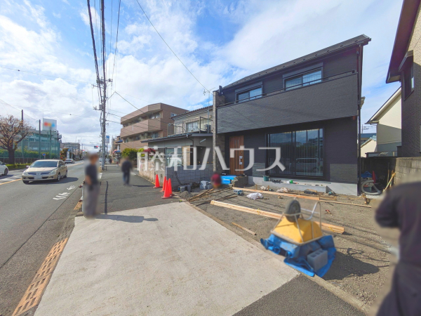 接道状況および現場風景　【東大和市南街６丁目】