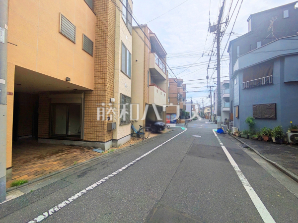 接道状況および現場風景　【杉並区荻窪１丁目】