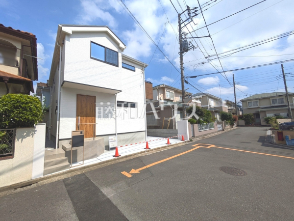 接道状況および現場風景　【新座市片山２丁目】