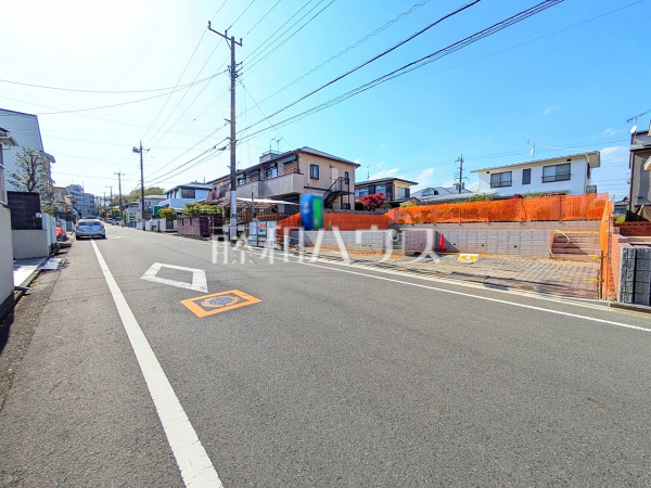 接道状況および現場風景　【八王子市めじろ台３丁目】