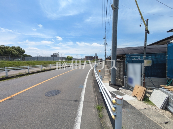 接道状況および現場風景　【西春日井郡豊山町大字豊場字諏訪】