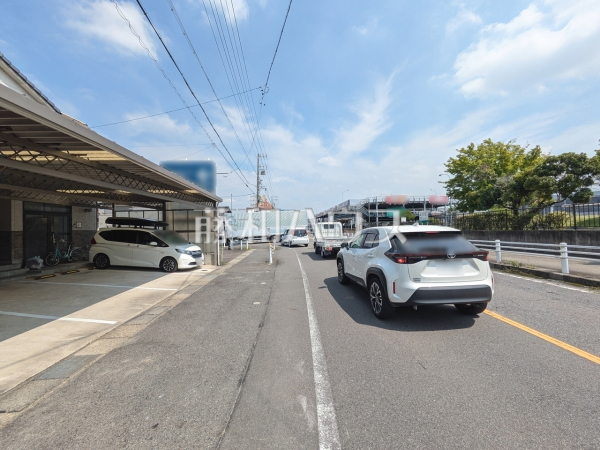 接道状況および現場風景　【西春日井郡豊山町大字豊場字諏訪】