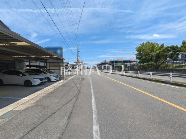 接道状況および現場風景　【西春日井郡豊山町大字豊場字諏訪】