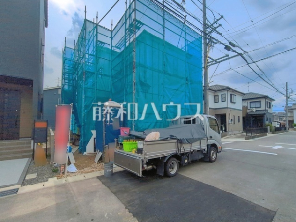 接道状況および現場風景　【北名古屋市久地野河原】