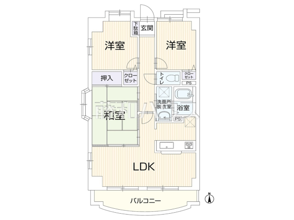 間取図　【サン・ヒルズ小手指】