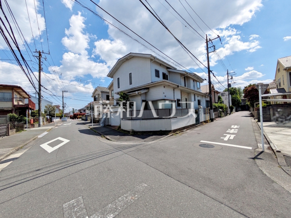 接道状況および現場風景　【中野区上鷺宮５丁目】