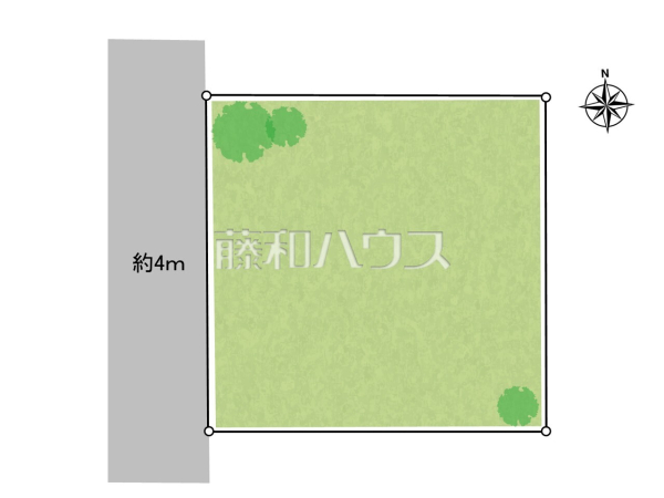 全体区画図　【昭島市福島町１丁目】