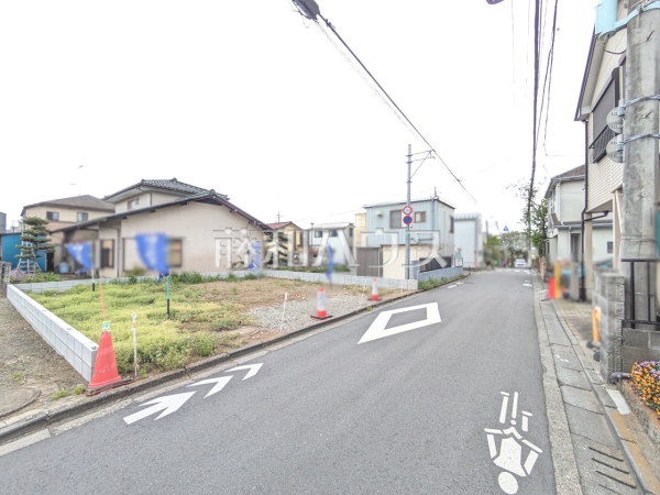 接道状況および現場風景　【昭島市福島町１丁目】