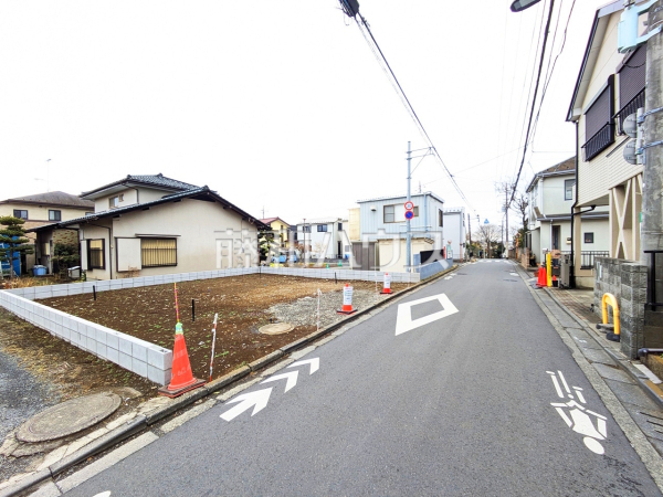 接道状況および現場風景　【昭島市福島町１丁目】