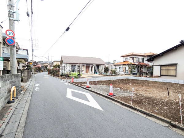 接道状況および現場風景　【昭島市福島町１丁目】
