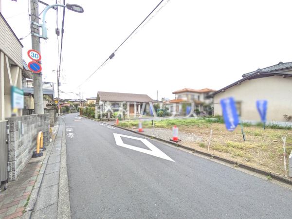 接道状況および現場風景　【昭島市福島町１丁目】