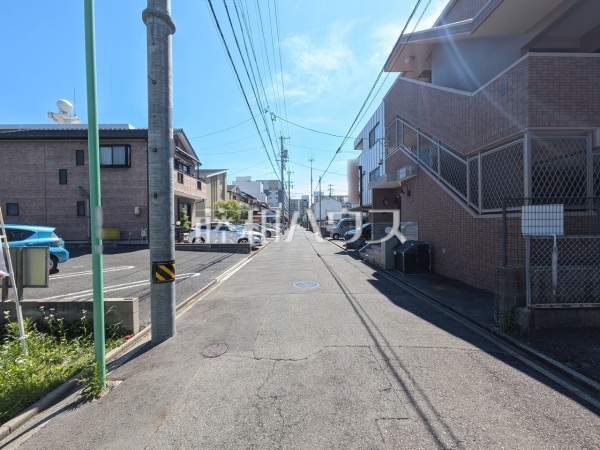 接道状況および現場風景　【名古屋市北区上飯田南町２丁目】