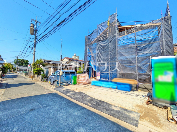 接道状況および現場風景　【福岡市南区花畑２丁目】