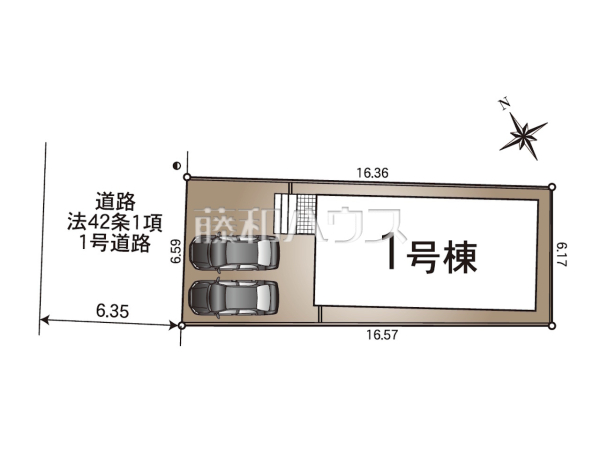 全体区画図　【名古屋市守山区川西１丁目】