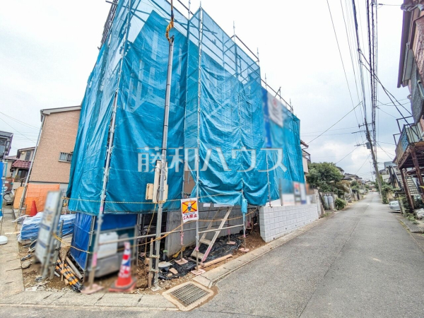 接道状況および現場風景　【富士見市渡戸３丁目】
