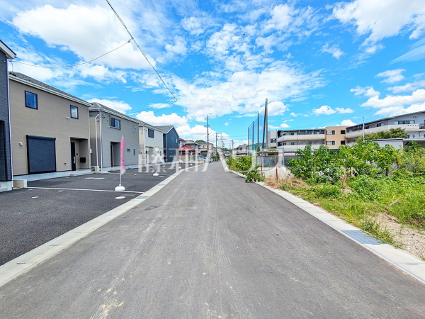 接道状況および現場風景　【名古屋市守山区大字中志段味字古山田】