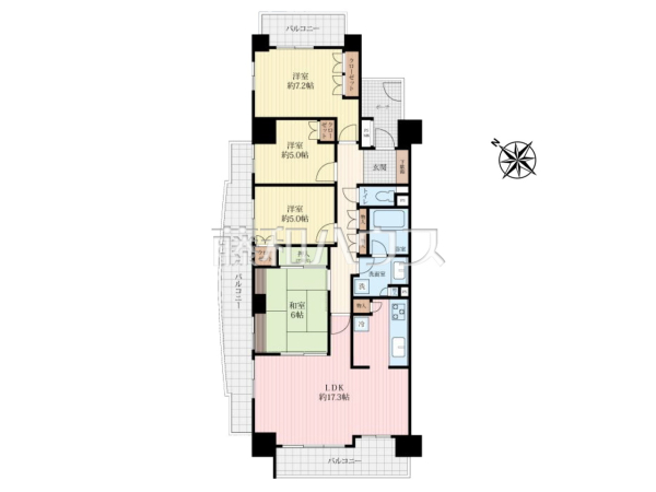 間取図　【稲城パーク・ホームズ】