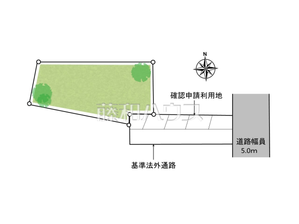 全体区画図　【練馬区平和台１丁目】