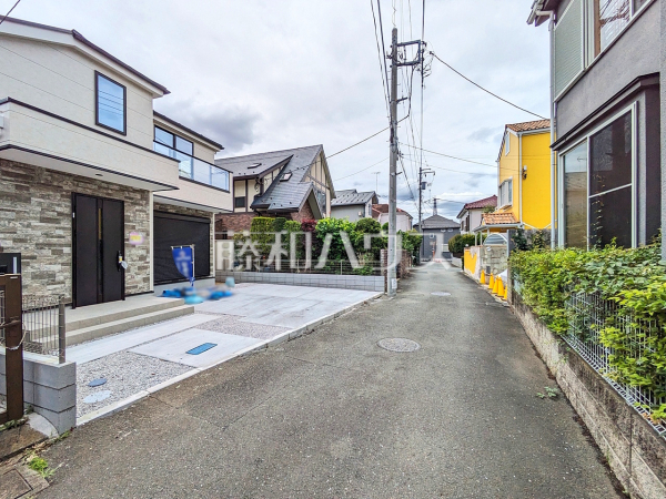 接道状況および現場風景　【小金井市貫井南町５丁目】
