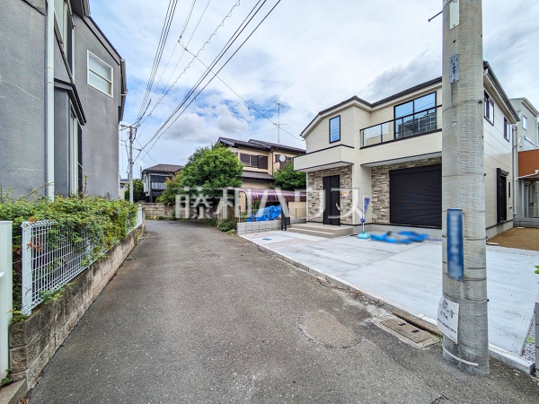 接道状況および現場風景　【小金井市貫井南町５丁目】