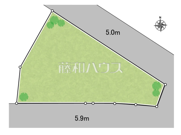 全体区画図　【八王子市片倉町】
