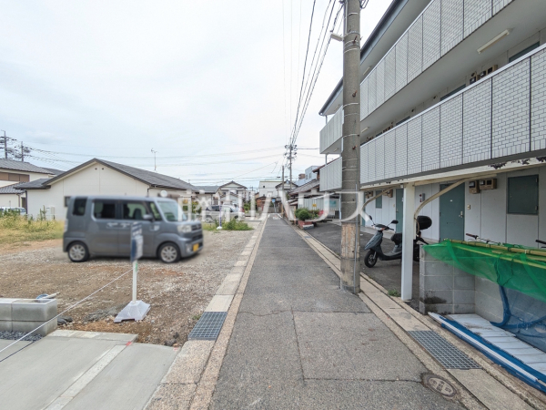 接道状況および現場風景　【名古屋市守山区西島町】
