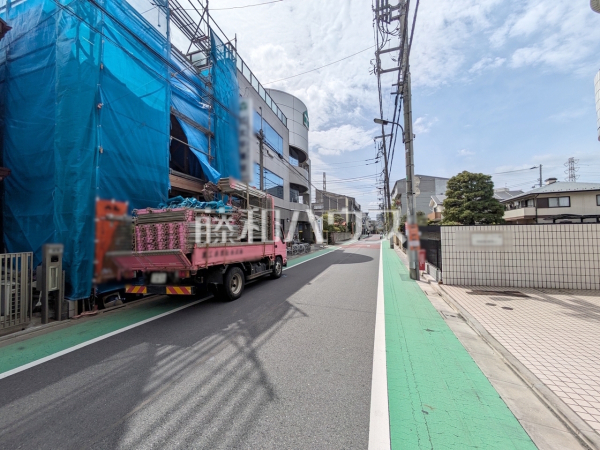 接道状況および現場風景　【練馬区関町東１丁目】