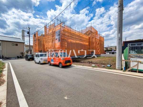接道状況および現場風景　【所沢市大字北秋津】