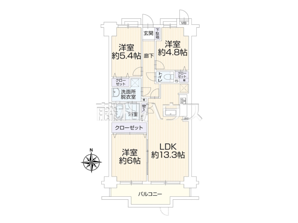 間取図　【マージュ高幡不動】
