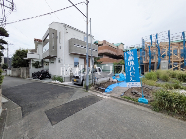 接道状況および現場風景　【三鷹市牟礼１丁目】