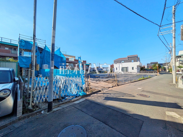 接道状況および現場風景　【三鷹市牟礼１丁目】