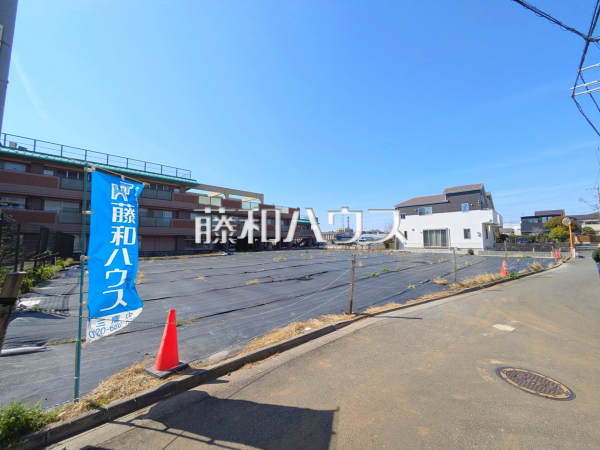 接道状況および現場風景　【三鷹市牟礼１丁目】