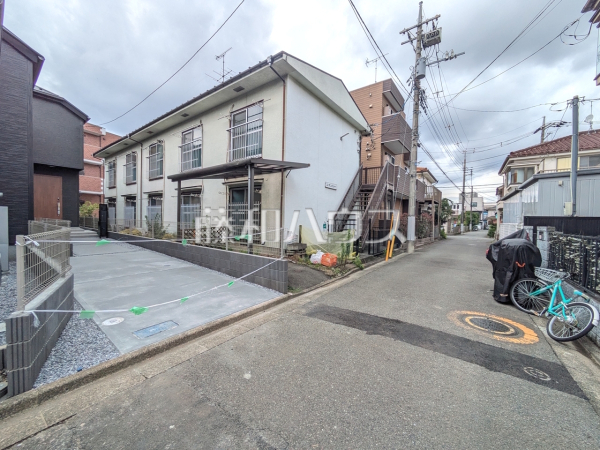 接道状況および現場風景　【八王子市万町】