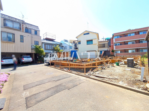 接道状況および現場風景　【八王子市万町】