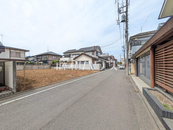 接道状況および現場風景　【国分寺市戸倉１丁目】