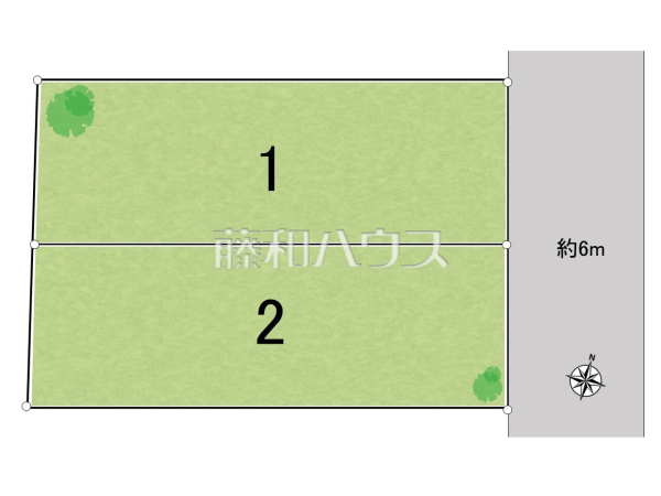 全体区画図　【国分寺市戸倉１丁目】