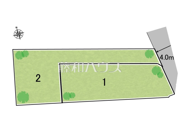 全体区画図　【国立市富士見台１丁目】