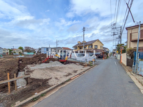 接道状況および現場風景　【国立市富士見台１丁目】