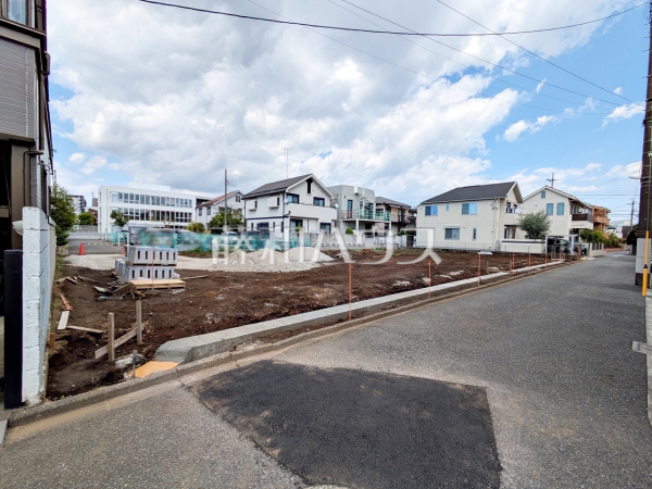 接道状況および現場風景　【中野区上鷺宮３丁目】