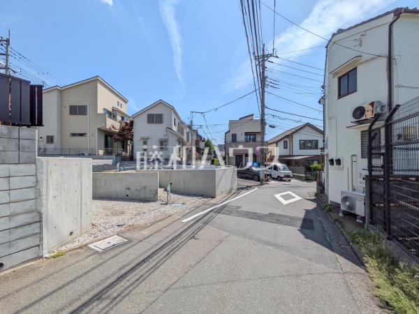 接道状況および現場風景　【立川市柴崎町４丁目】
