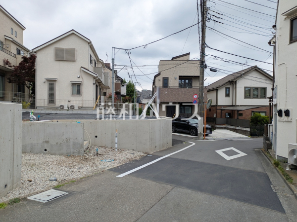 接道状況および現場風景　【立川市柴崎町４丁目】